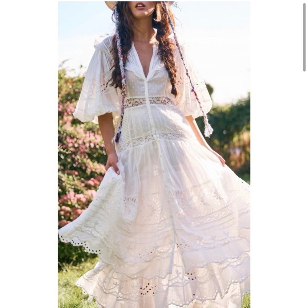 SUPER RARE NWT loveshackfancy Titania dress size 2